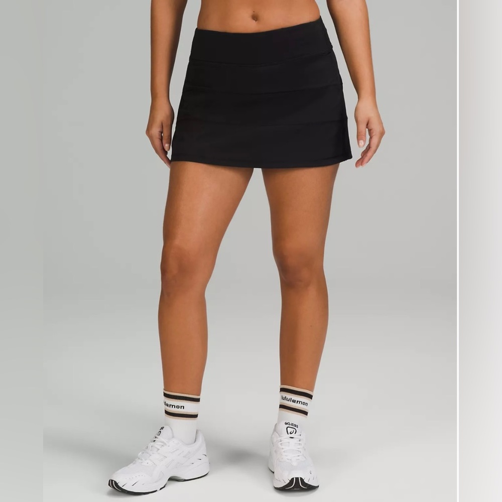 Lululemon Pace Rival Mid-Rise Skirt Long Size 8